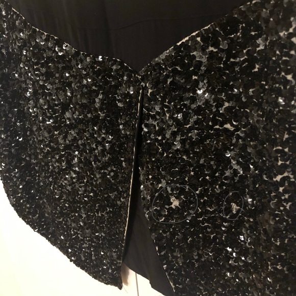 Sachin & Babi Silk Drop Waist Sequin Dress - Picture 4 of 6